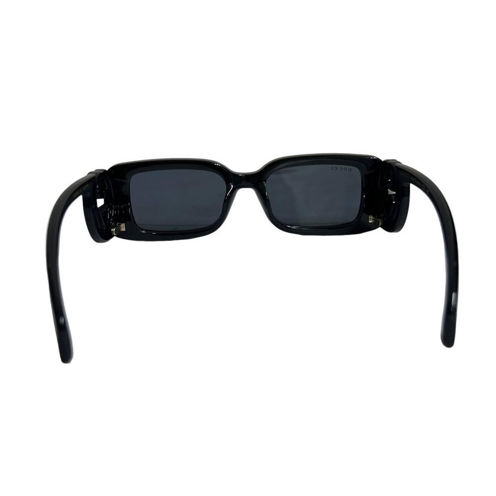 Gucci Rectangular Sunglasses Black - image 3